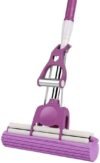 Fregona de Doble Rodillo PVA – Fregona Telescópica con Cabeza de Esponja Súper Absorbente y Cubos Separados