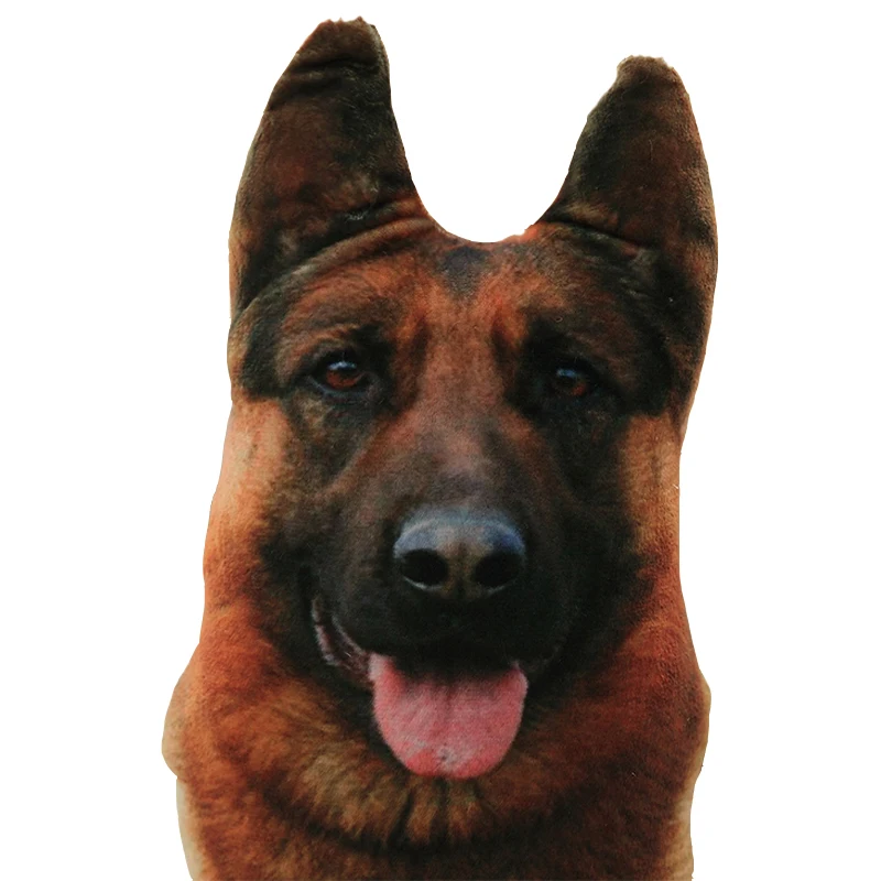 50cm Cute Simulation Dog Plush Toy 3D Printing Stuffed Animal Dog Plush Pillow Stuffed Cartoon Cushion Kids Doll Home Decro Gift - Imagen 5