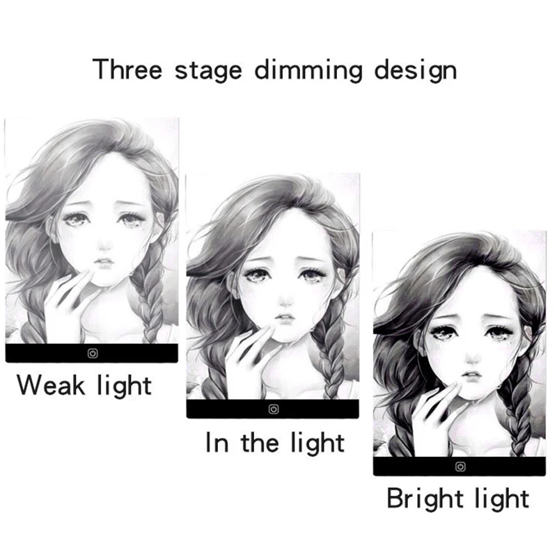 Led Drawing Copy Pad 3 Level Dimmable Board Table Animation Painting Educational Toys Gift Adjustable Light Notepad For Children - Imagen 11
