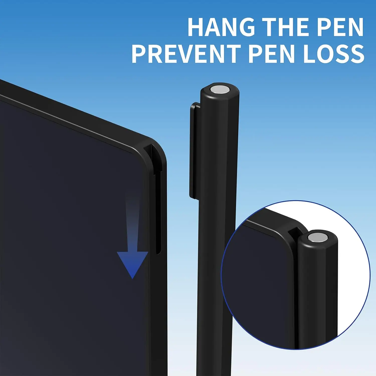 6.5" Full Screen LCD Writing Tablet, Portable Digital Notepad, Lightweight Pocket Design, Ideal For Creative Sketching Drafting - Imagen 2