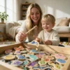 Wooden Magnetic Fishing Toy Montessori Marine Cognition Hand Eye Coordination Kids Early Educational Parent Child Birthday Gifts