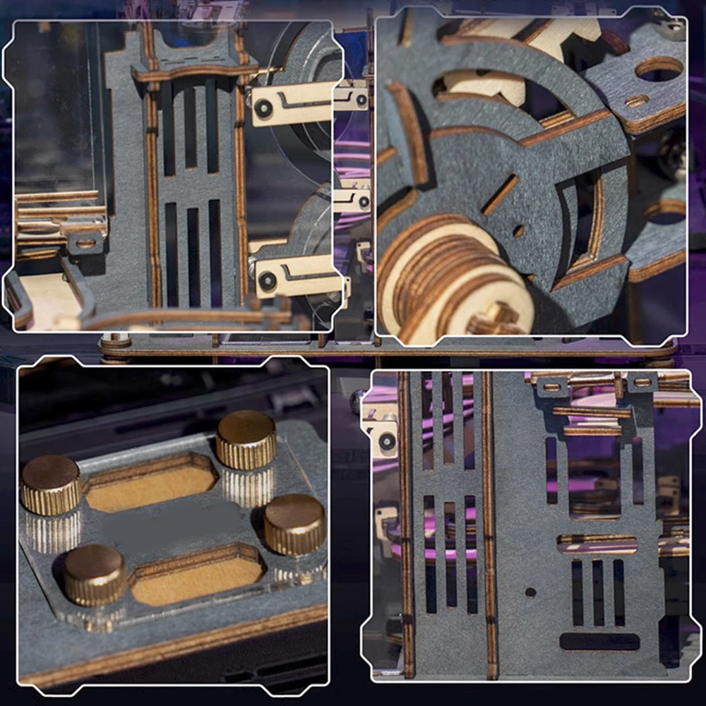 3D Wooden Puzzle Marble Run Set DIY Assemble Mechanical Model Building Kits STEAM Educational Toys for Adult Kids Birthday Gifts - Imagen 20