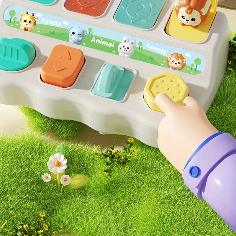 Montessori Pop up Animal Toys and Learning Boxes - Enhance Logic and Motor Skills, Suitable for Children's Birthday Gifts - Imagen 6