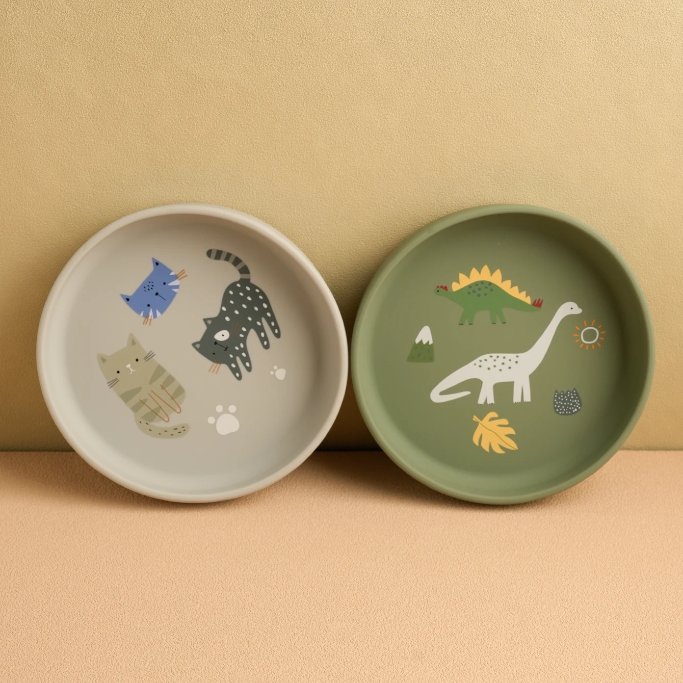 1PCS Dinosaur Silicone Baby Plate BPA Free Cartoon Food Tray For Toddlers Self Feeding Training 6M+ Easy Clean Tableware - Imagen 18