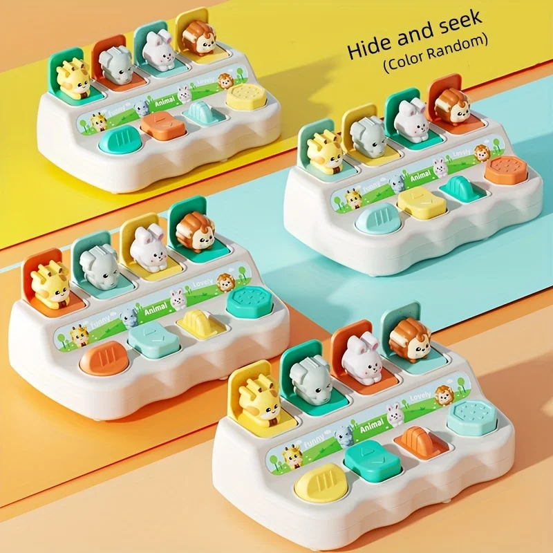 Montessori Pop up Animal Toys and Learning Boxes - Enhance Logic and Motor Skills, Suitable for Children's Birthday Gifts - Imagen 5