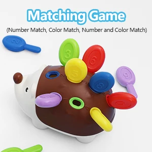 Sensory Hedgehog Toys Toddler Montessori Fine Motor Toys Baby Preschooler Educational Sensory Travel Toys for Age 1 2 3 4 Year - Imagen 10