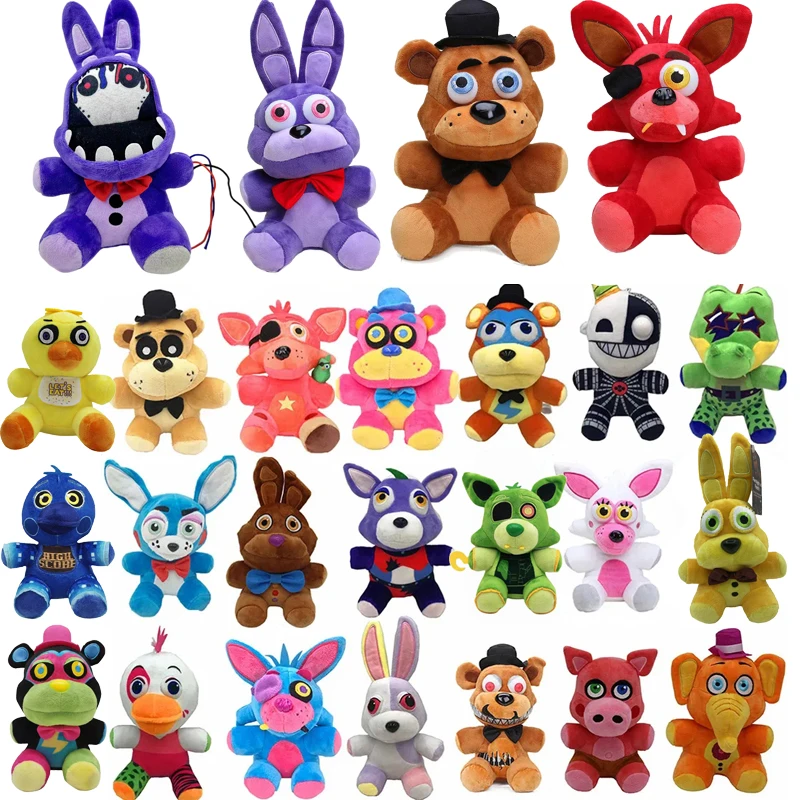 Five Night At Freddy Fnaf Cute Plush Toys Game Doll Bonnie Bear Foxy Cartoon Stuffed Dolls Freddy Toy Gifts
