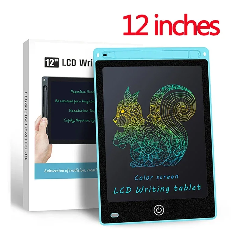 10/12/inch LCD Writing Tablet Drawing Board Kids Graffiti Sketchpad Toys Handwriting Blackboard Magic Drawing Board Kid Toy Gift - Imagen 32