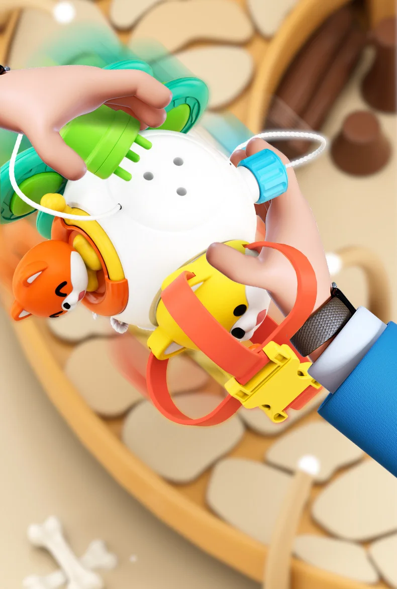 Baby Busy Board Cube Montessori Sensory Toys for Toddler Educational Learning Activities Travel Toy Lock Box Fine Motor Skill - Imagen 32