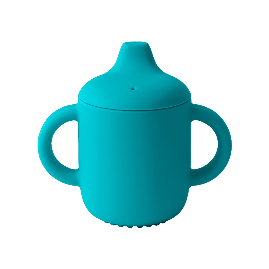 1PCS Baby Feeding Silicone Cups For Infants And Young Children Portable Learning Hand Shank Drinking Water Cups Baby Stuff - Imagen 9