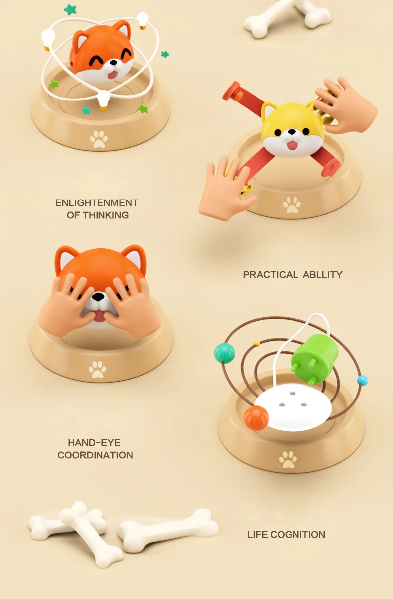 Baby Busy Board Cube Montessori Sensory Toys for Toddler Educational Learning Activities Travel Toy Lock Box Fine Motor Skill - Imagen 29