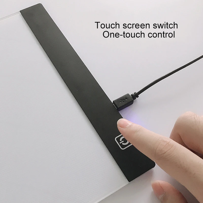 Led Drawing Copy Pad 3 Level Dimmable Board Table Animation Painting Educational Toys Gift Adjustable Light Notepad For Children - Imagen 3