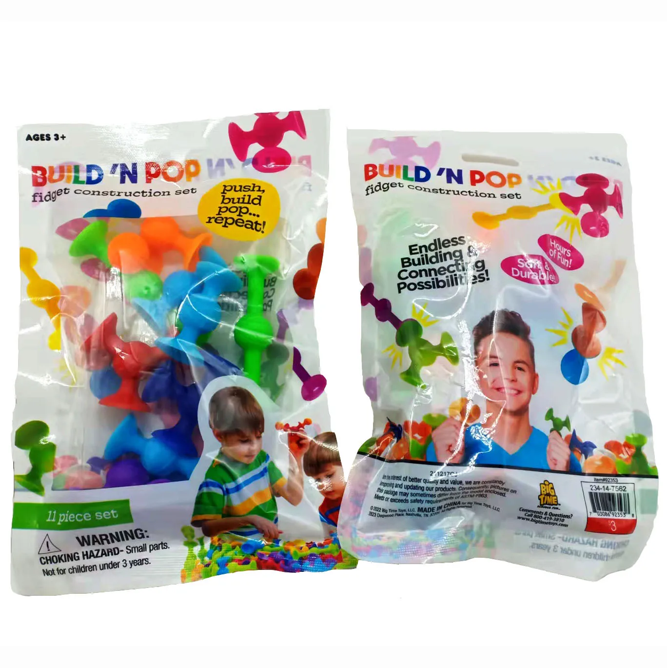 Suction Cup Toy, Soft Throw Darts Set,Building Blocks Pop Sucker Toy,Fidget Toy for Kids,Parent-child Interactive Game - Imagen 10
